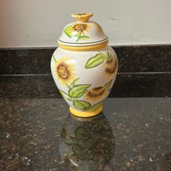 Hand Painted Jar