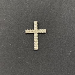 Diamond Cross Pendant 18k Gold