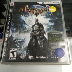 Batman Arkham Asylum For Playstation 3