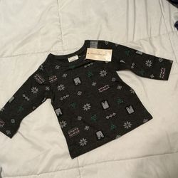 First Impressions, Long Sleeve Shirt For Baby Boy 6-9 Months