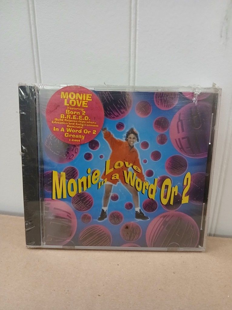 Monie Love - In A Word Or 2 Classic Hip Hop 1993 Cd Sealed