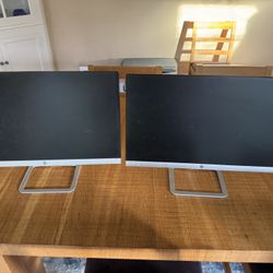 Free - Two HP Monitors and Microsoft Surface Keyboard 
