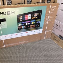 75 Tv Lg $55 Down On Financing Free Delivery Six Month Warranty 75 Lg 4K Smart HDTV