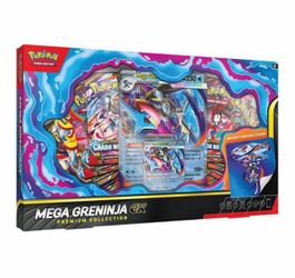 Pokémon Mega Greninja ex Premium Collection Box - Mega Evolution Series - Promo - Factory Sealed