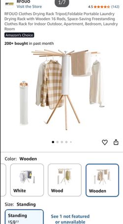 RFOUO Foldable Tripod Clothes Drying Rack