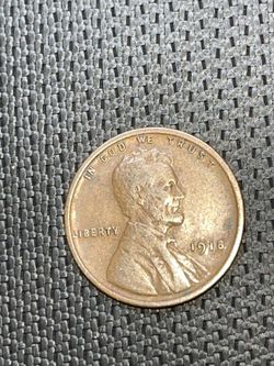 1918 Lincoln Wheat Cent Penny Coin 