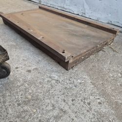 heavy cast iron item appears to be a setup block or a machining platform base Tool Shop Garage Tools Tooling Custom Part Parts
