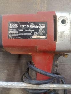 Shop tool half inch d handle drill