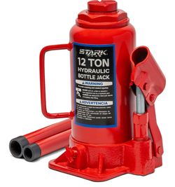 12 Ton (24,000 Lbs) Capacity Hydraulic Lifting Bottle Jack Fit Repair