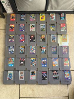 Nintendo nes games authentic