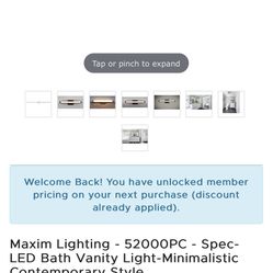 Maxim SPEC 18" LED Bath Vanity