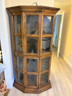 Curio  walnut wood