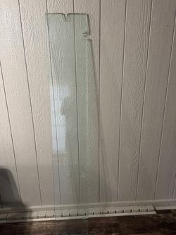 12x75 inch shower glass replacement panel