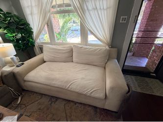 Large wide sofa couch loveseat size
