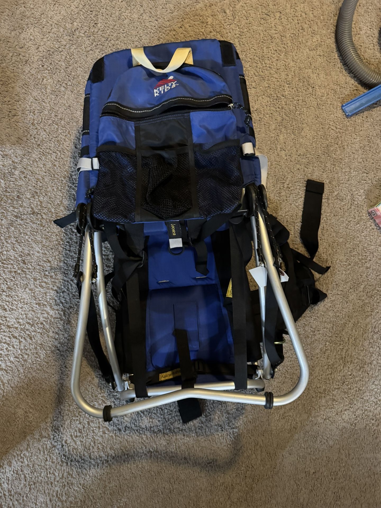 Kelty Kids Elite Blue Stand Up Baby Child Carrier Backpack Outdoors Hiking