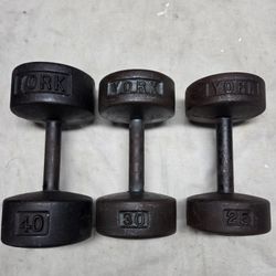                      YORK   DUMBBELLS 
