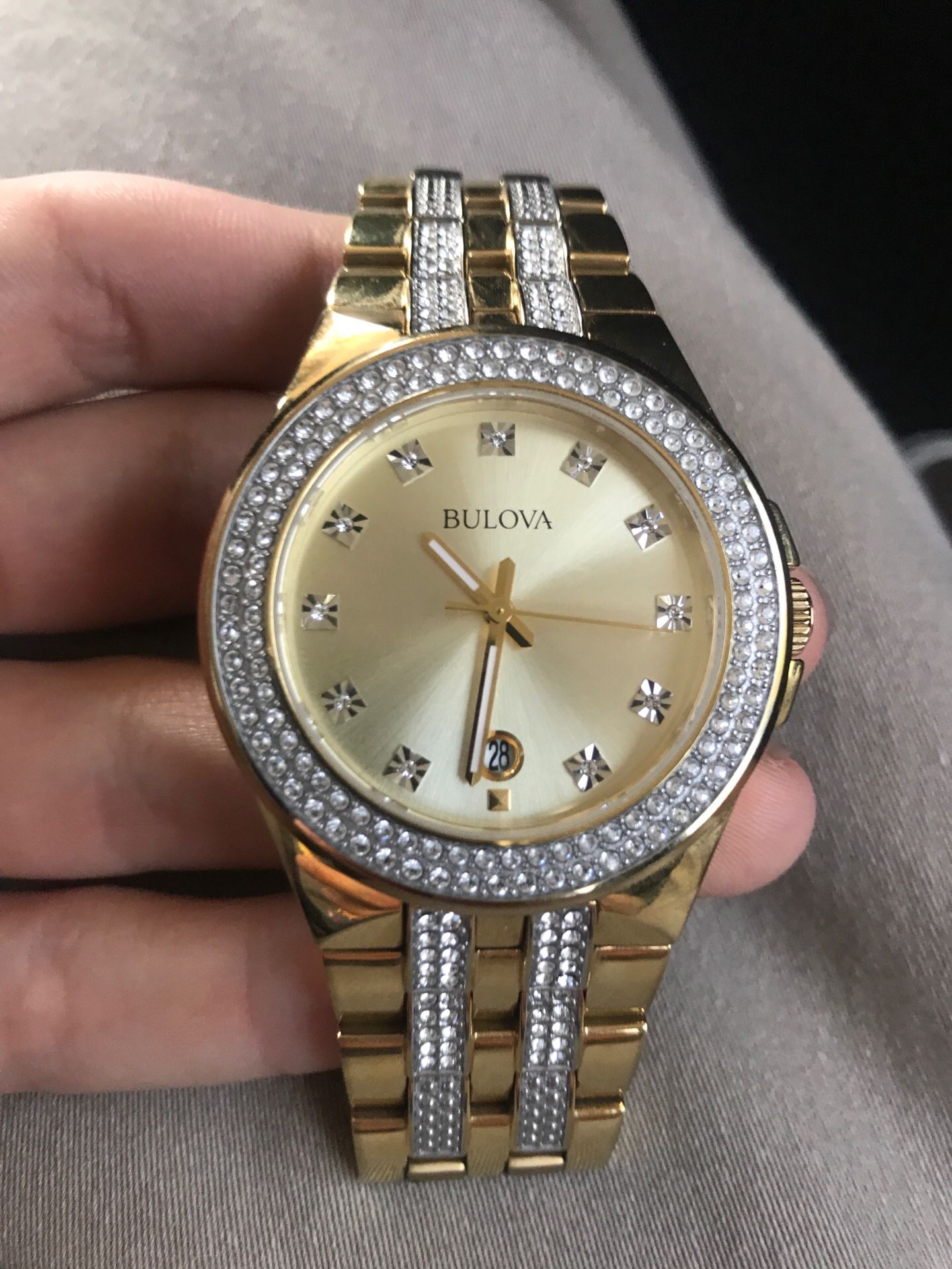 Bulova (phantom) watch crystal edition 14 carrot