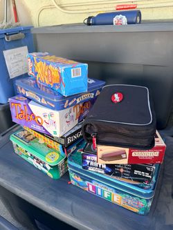 Lot of Board Games – Taboo, Life, Jenga & More