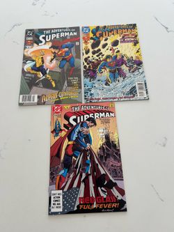Adventures of Superman #479,508,527 Vol. 1 1991 DC Comics Higher Grade  The Return of Alpha Centurion in Newsstand in high grade