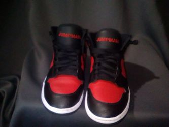 11.5 Jordan Jumpman High-Top Sneakers Black Red