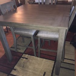 High Rise Dinner Table And Chairs 