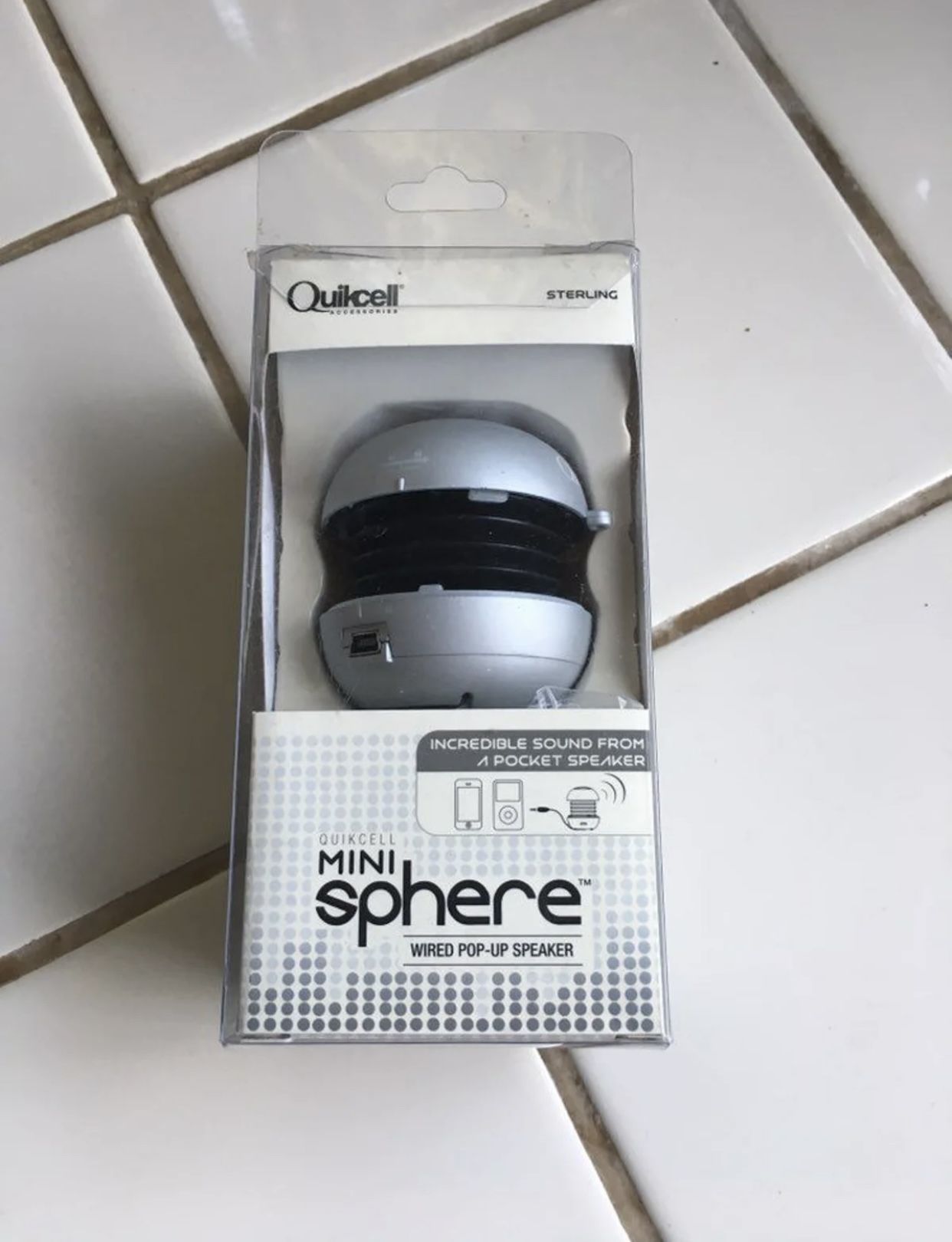 QuikCell Mini Sphere Pop Up Speaker