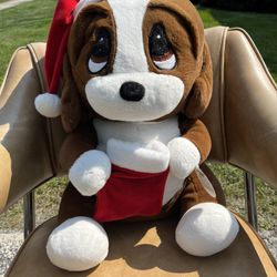 Sad Sam & Honey Plush 20” Large Size Dog Holiday Christmas