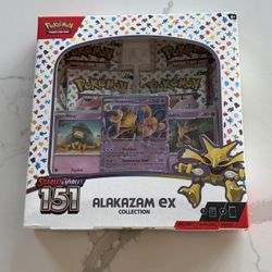 Pokemon 151 Alakazam EX Collection
