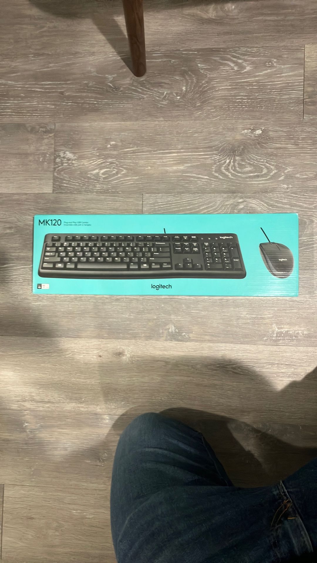 Logitech MK-120 Wired Keyboard And Mouse