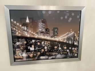 New York skyline Picture With frame 