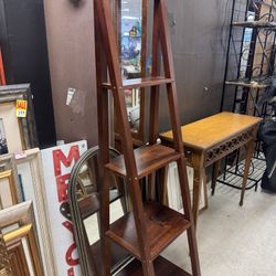 Cherry Wood Bookshelf - 67” T