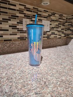 Blue Starbucks Cup