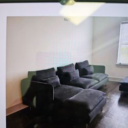 IKEA SÖDERHAMN Sectional Sofa + Ottoman 