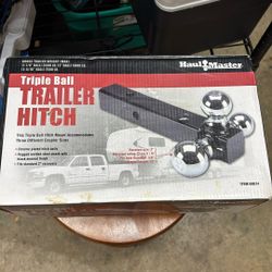 Trailer hitch triple ball
