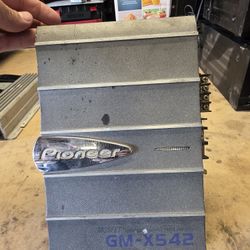 Pioneer GM-X542 Car Sterio Mosfet 2 Channel Amplifier Audio Amp 100w/2 300w/1 