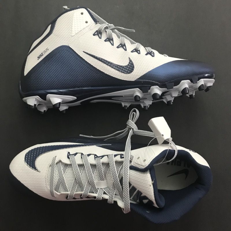 Nike skin alpha men’s athletic shoes size 15 white navy blue