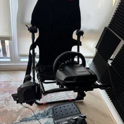 racing stimulator with G29 driving force 