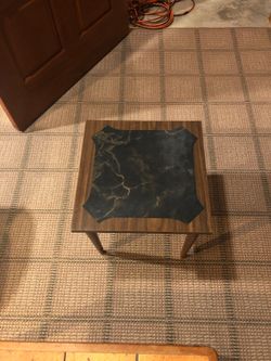 Wooden end table