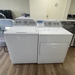 Washer and dryer set