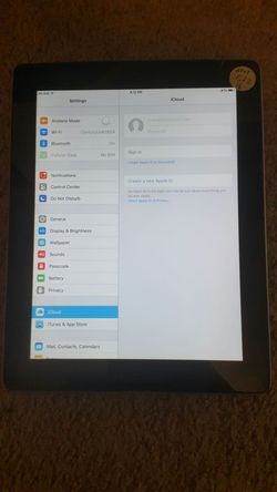 Apple iPad 2 16GB WiFi + Cellular (AT&T) Good Condition