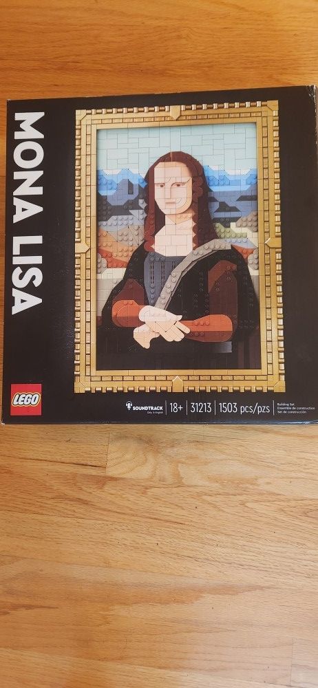 LEGO Art Set Mona Lisa W/ Frame Factory Sealed Age 18+