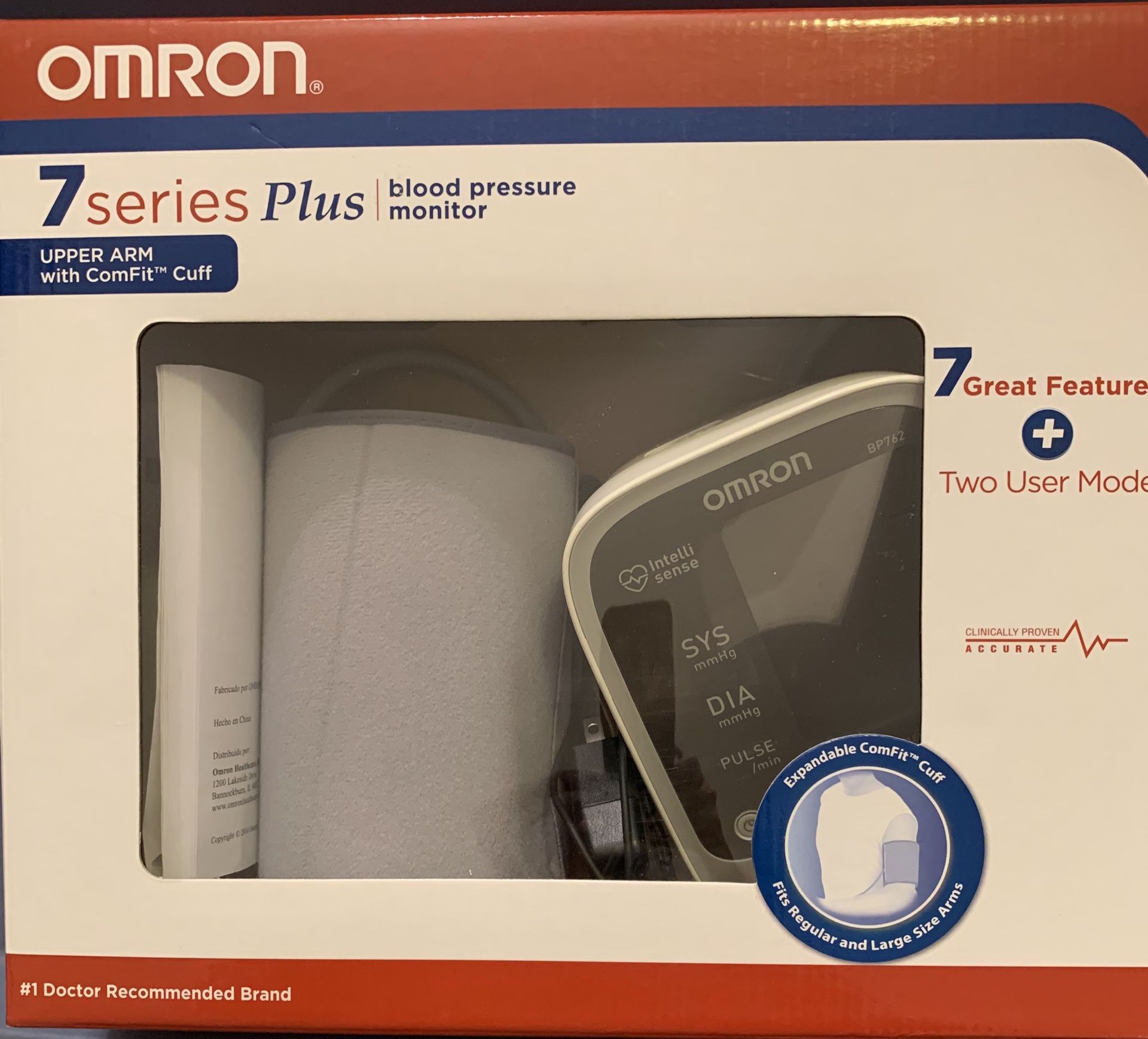 Omron 7 series plus blood pressure monitor