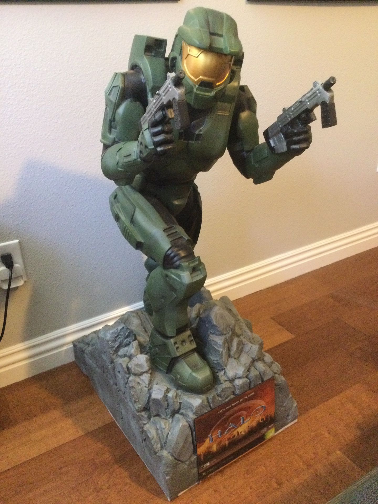 Halo 2 Store Promo Full Statue, Retro Gaming Man Cave, Mint, Rare, Og Xbox