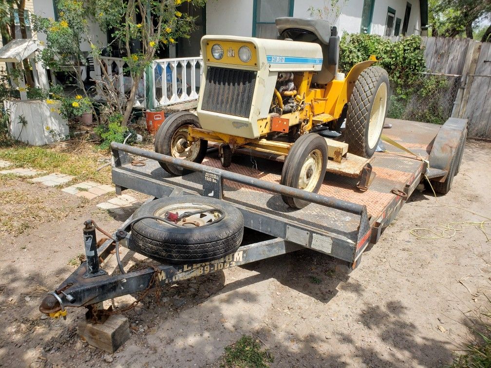 Lawn Tractor And Car Hauler Trailer 