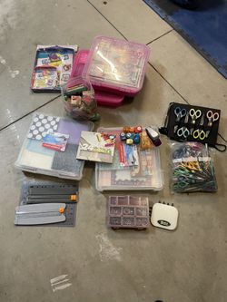 Last updated 2 days ago in Riverside, CA Crop In Style Navigator Tote Roller Bag  Tons of supplies ( paper, stamps, 20+ pairs of scissors, new scrap b