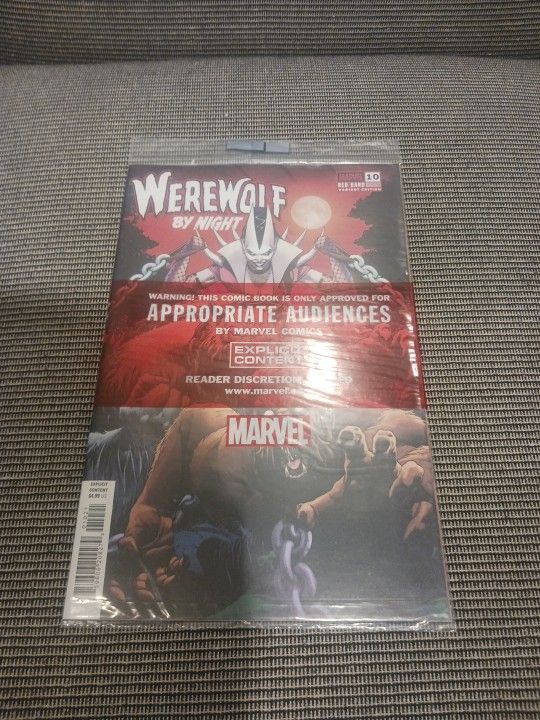 Werewolf By Night Red Band #10 Siqueira Variant Sealed Polybag (Marvel, 2025)