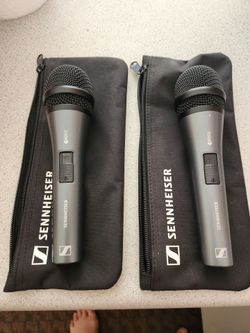 Sennheiser e 825s vocal microphones