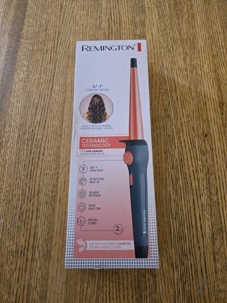 Remington 1/2"-1" Curling Wand