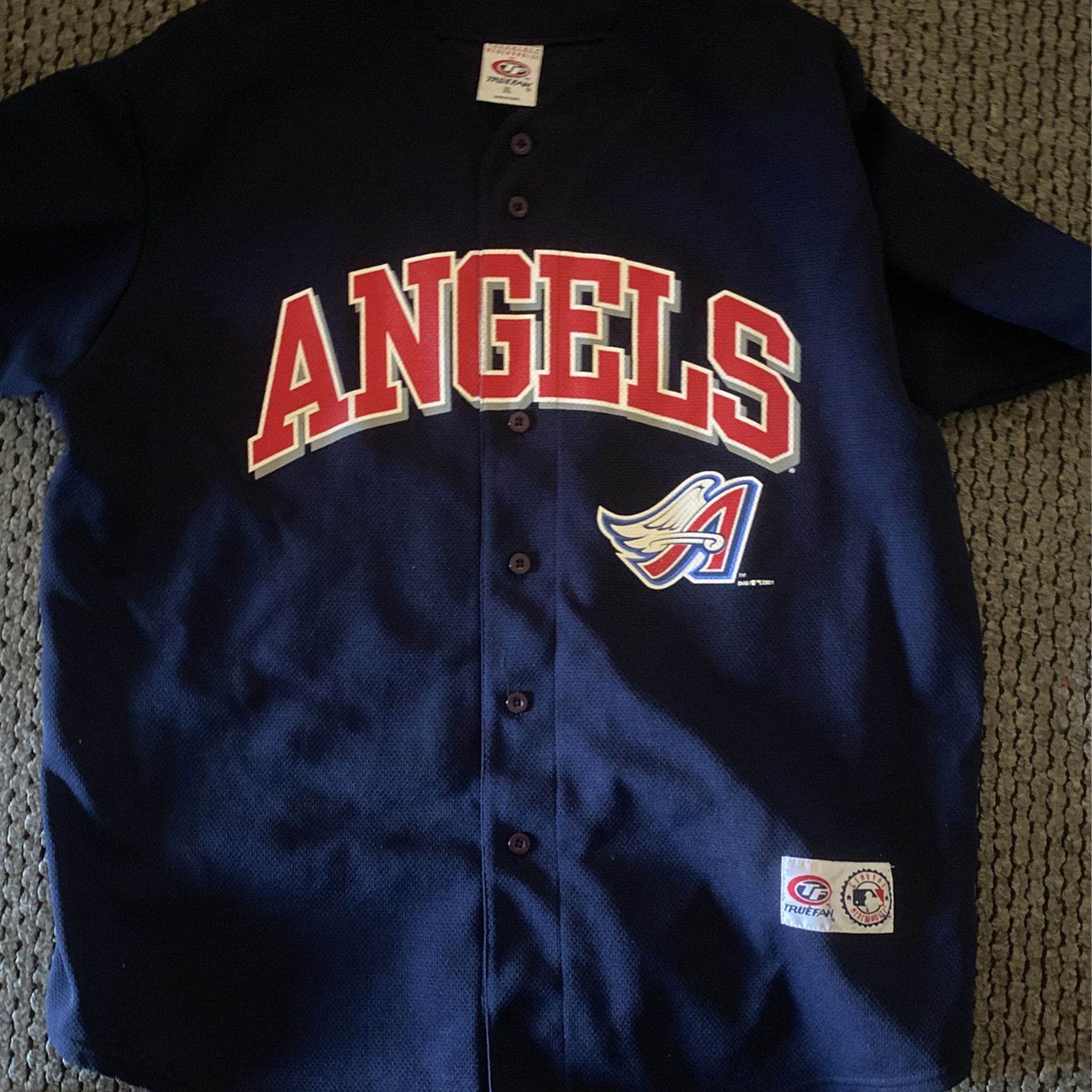 anaheim angels blue jersey