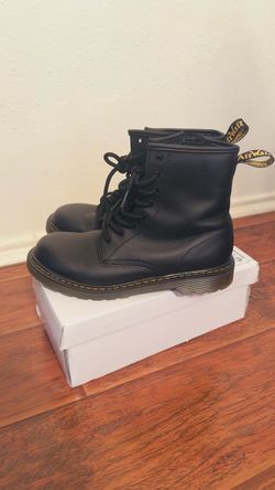 Dr. Martens 1460 Black Leather Lace-Up Boots